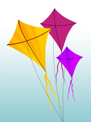 “Colorful Kites” by Salvatore Vuono